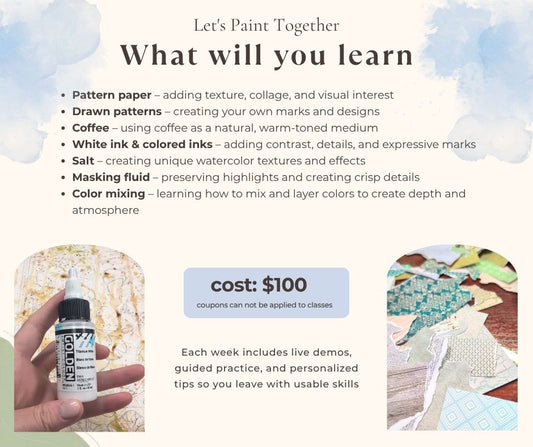 Mixed Media Watercolor Class