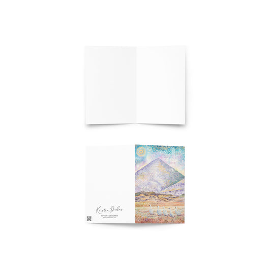 "Swan" Greeting Card