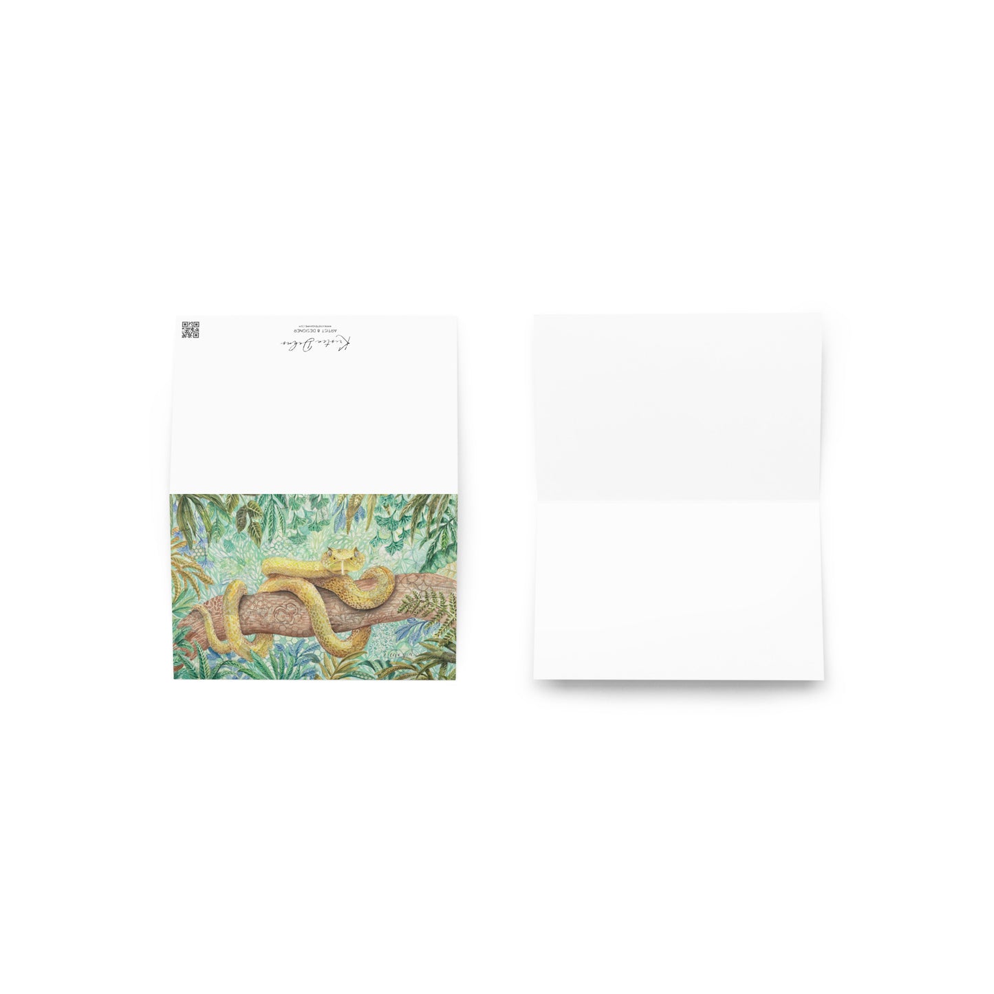 "Viper" Greeting Card