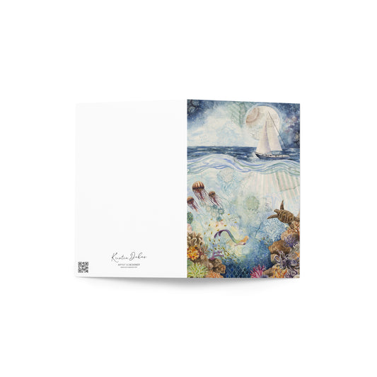 "Mermaid" Greeting Card