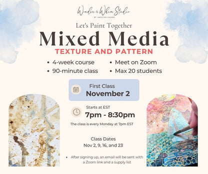 Mixed Media Watercolor Class