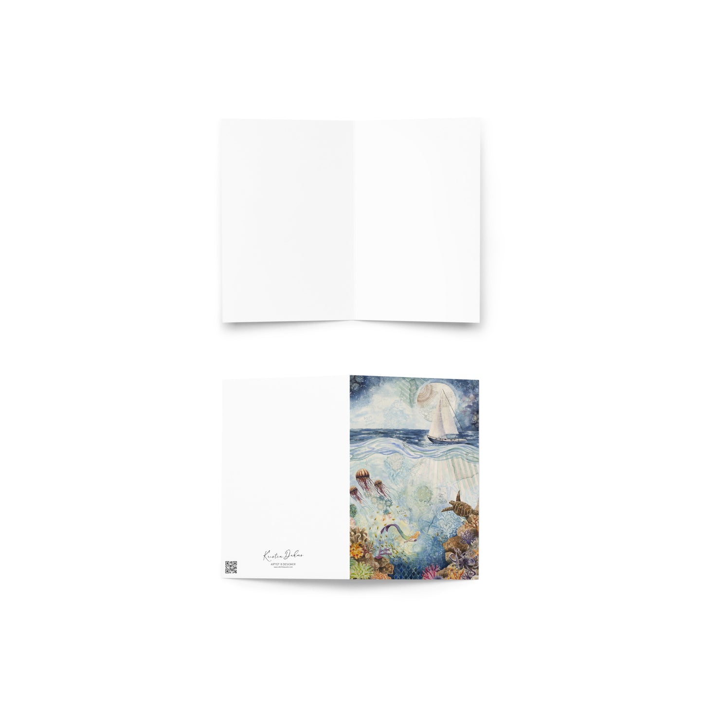 "Mermaid" Greeting Card