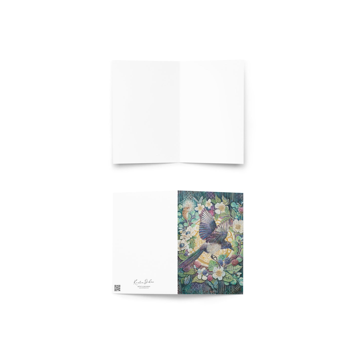 "Magpie" Greeting Card