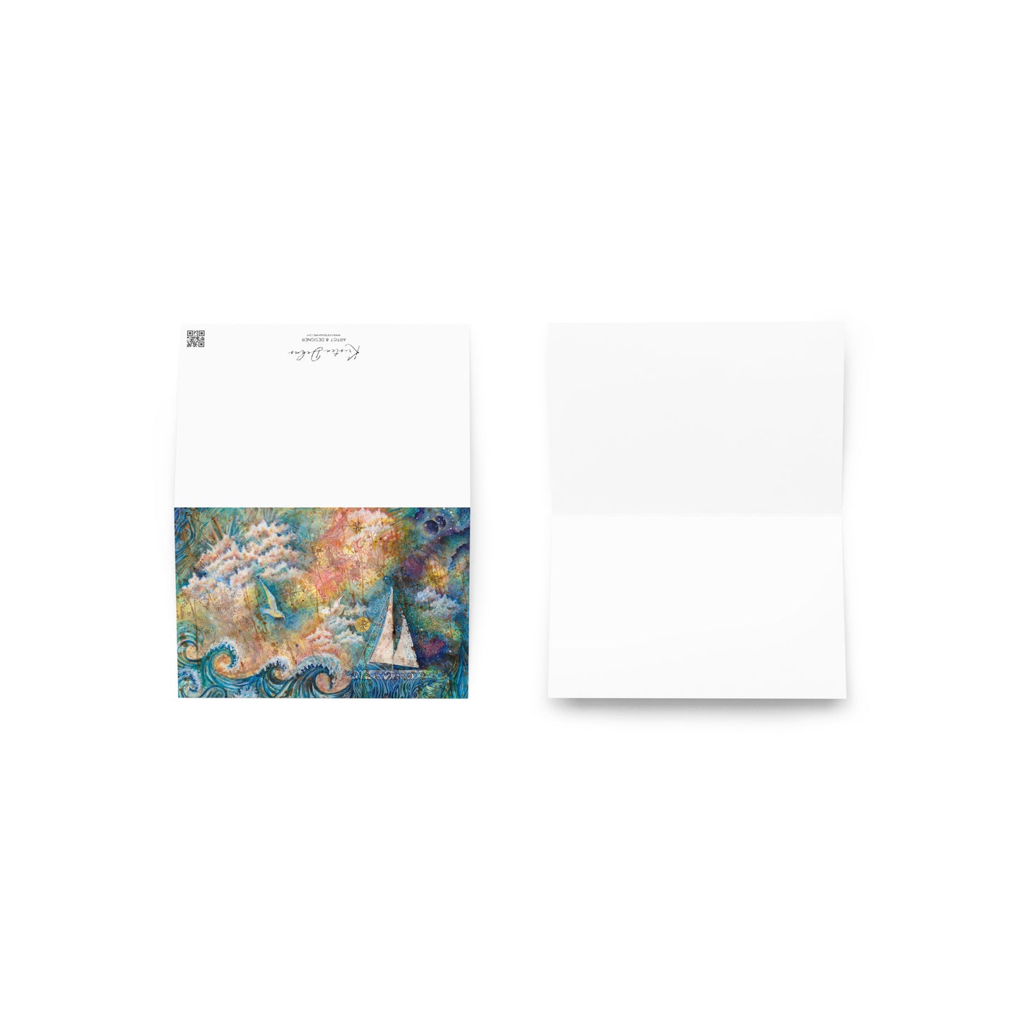 "Dreaming at Sea" Greeting Card