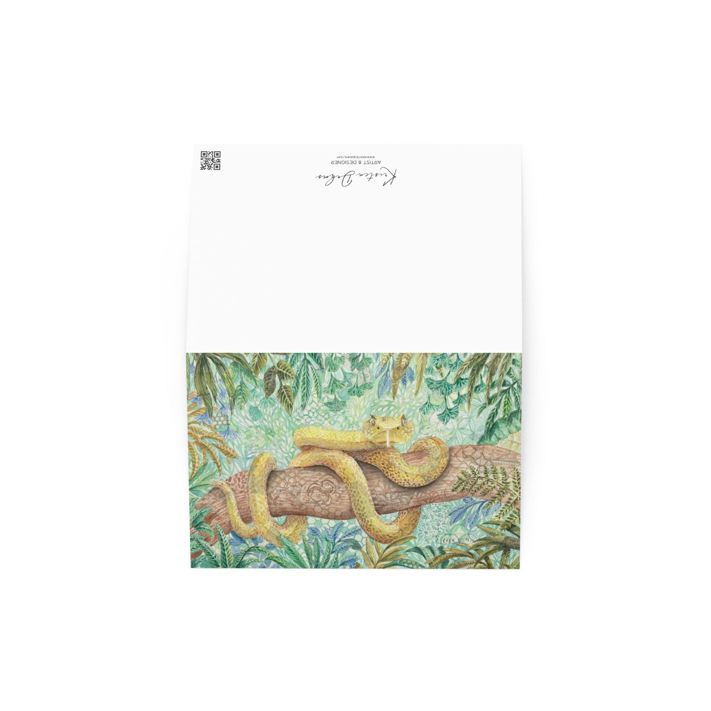 "Viper" Greeting Card