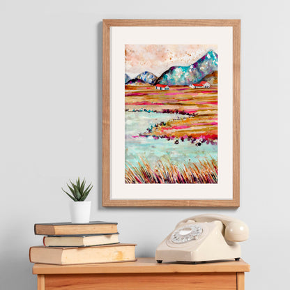 "Field of Colors" original art
