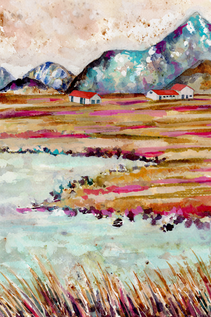 "Field of Colors" original art