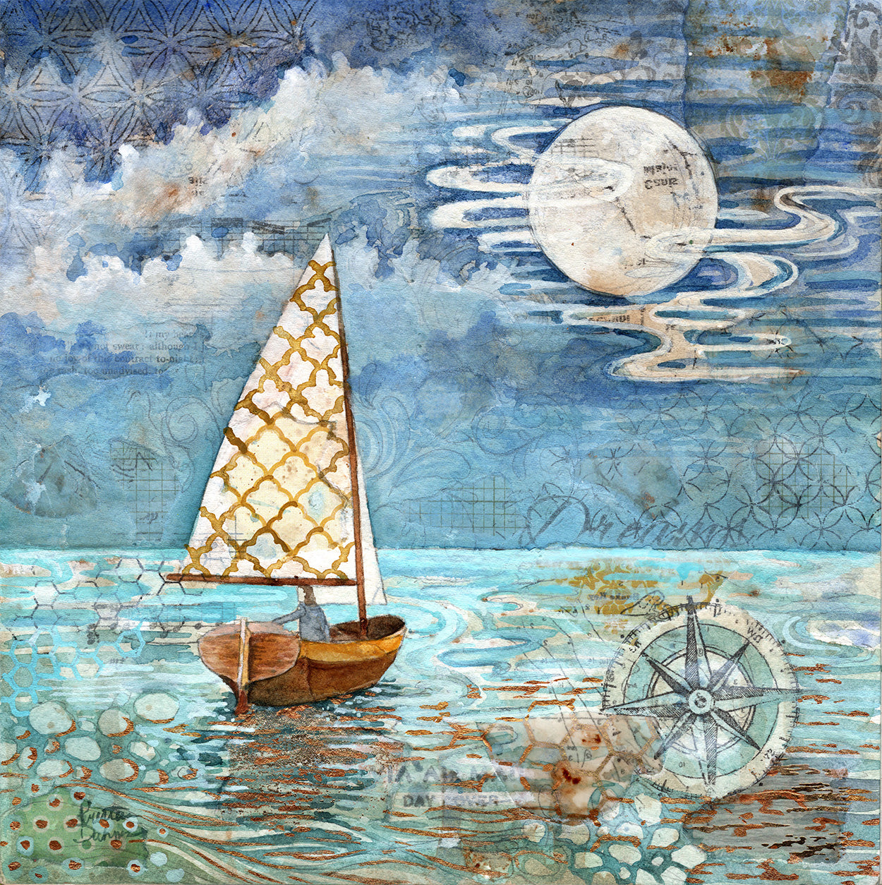 "Lost in Thought" original art