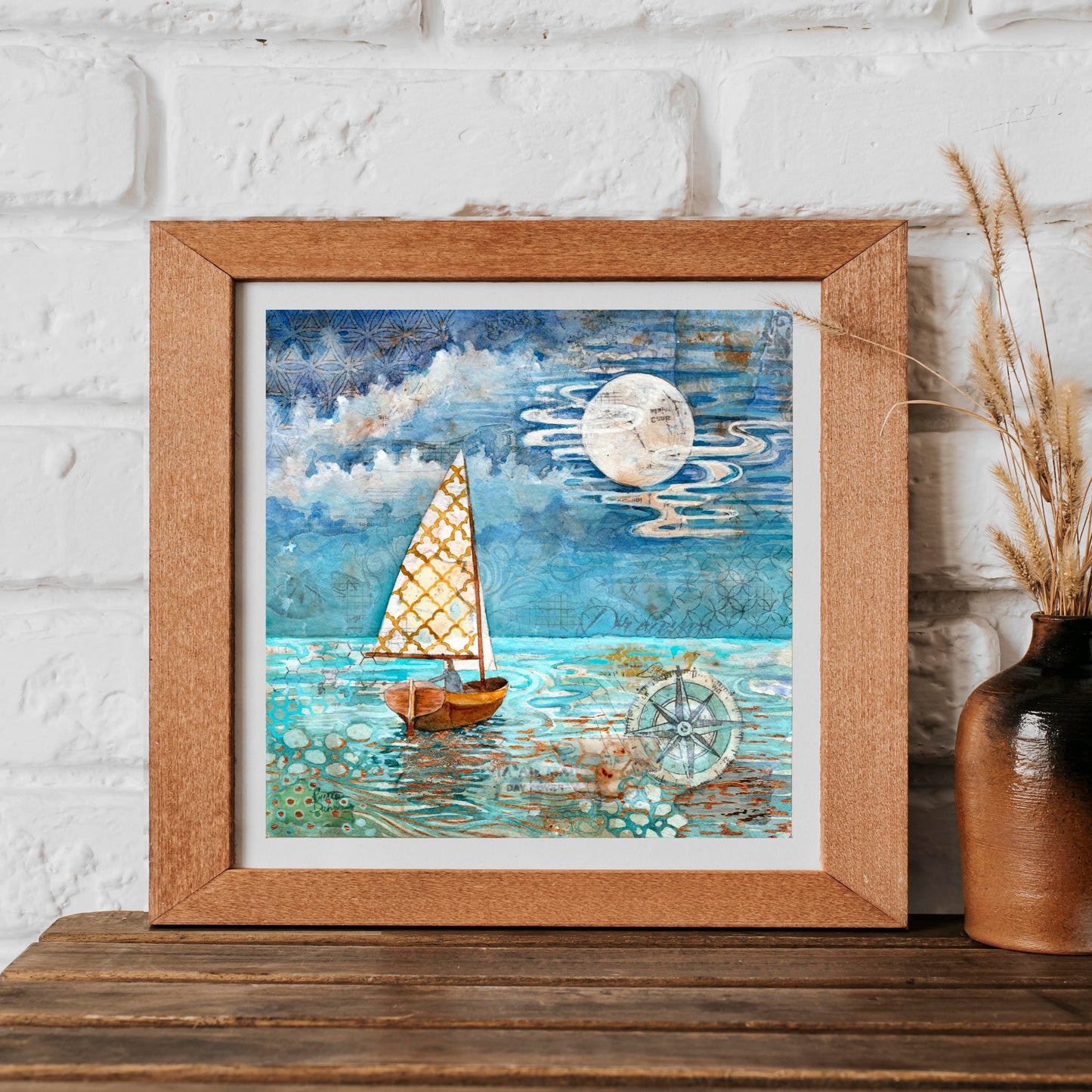 "Lost in Thought" original art