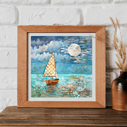 "Lost in Thought" original art