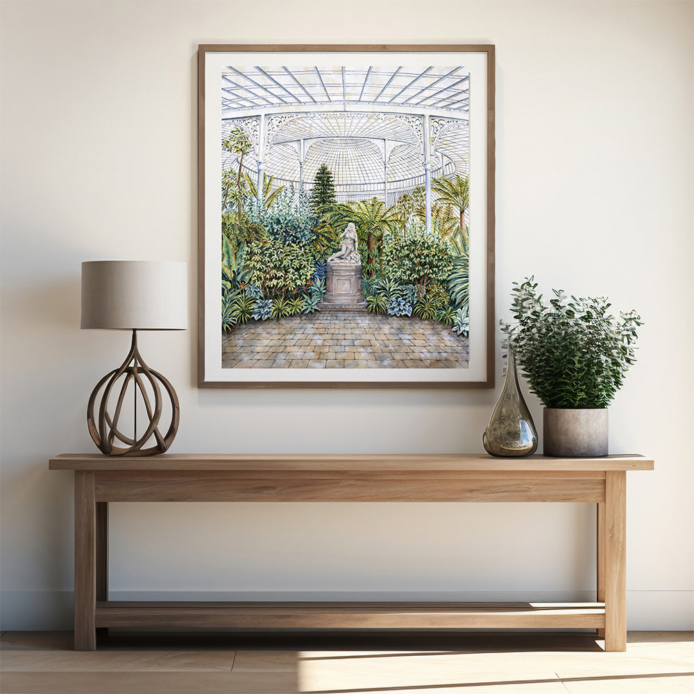 "Scotland Garden" Framed Print