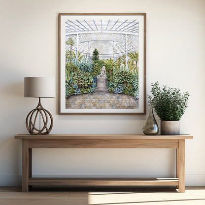 "Scotland Garden" Framed Print